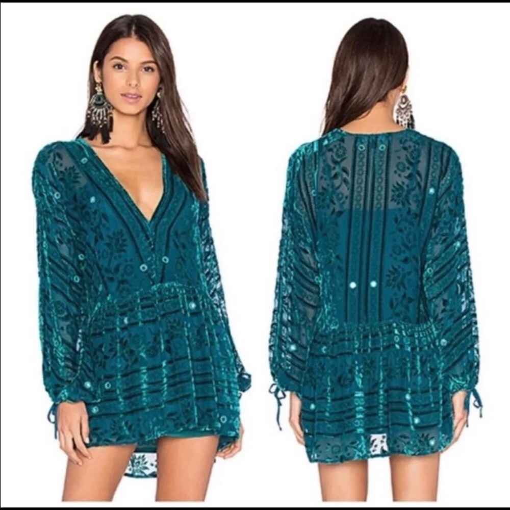 For love and lemons velvet tunic dress